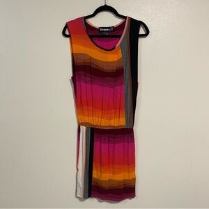 Desigual Mini dress Golden Poppy Size Small